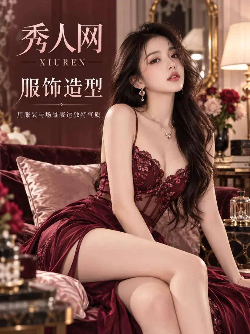 服装造型摄影画面